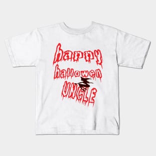 HAPPY HALLOWEEN UNCLE Kids T-Shirt